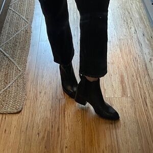 Rag & Bone Walker Chelsea Boot Black Leather Ankle Boot Size 38